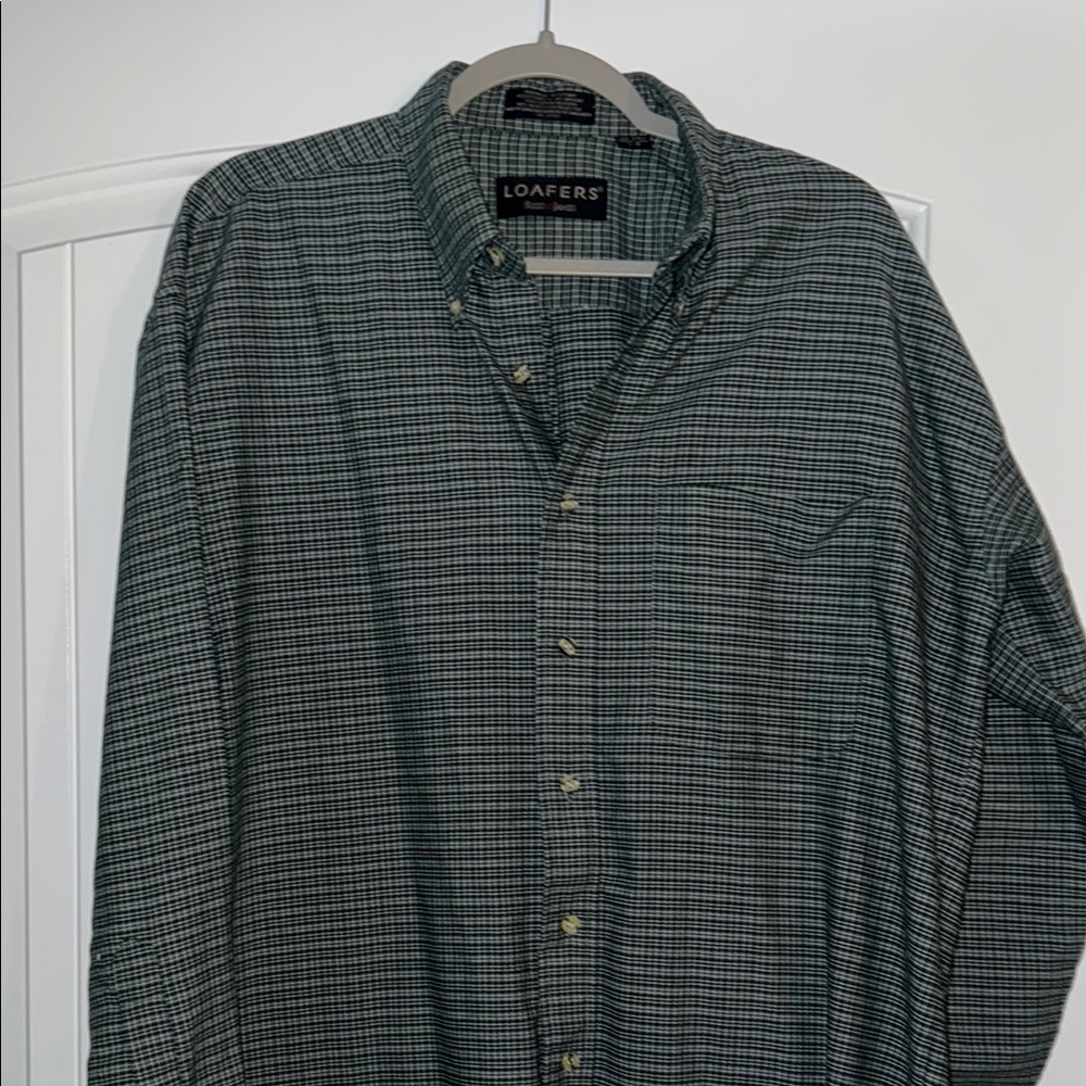Men's Green Checkered Shirt